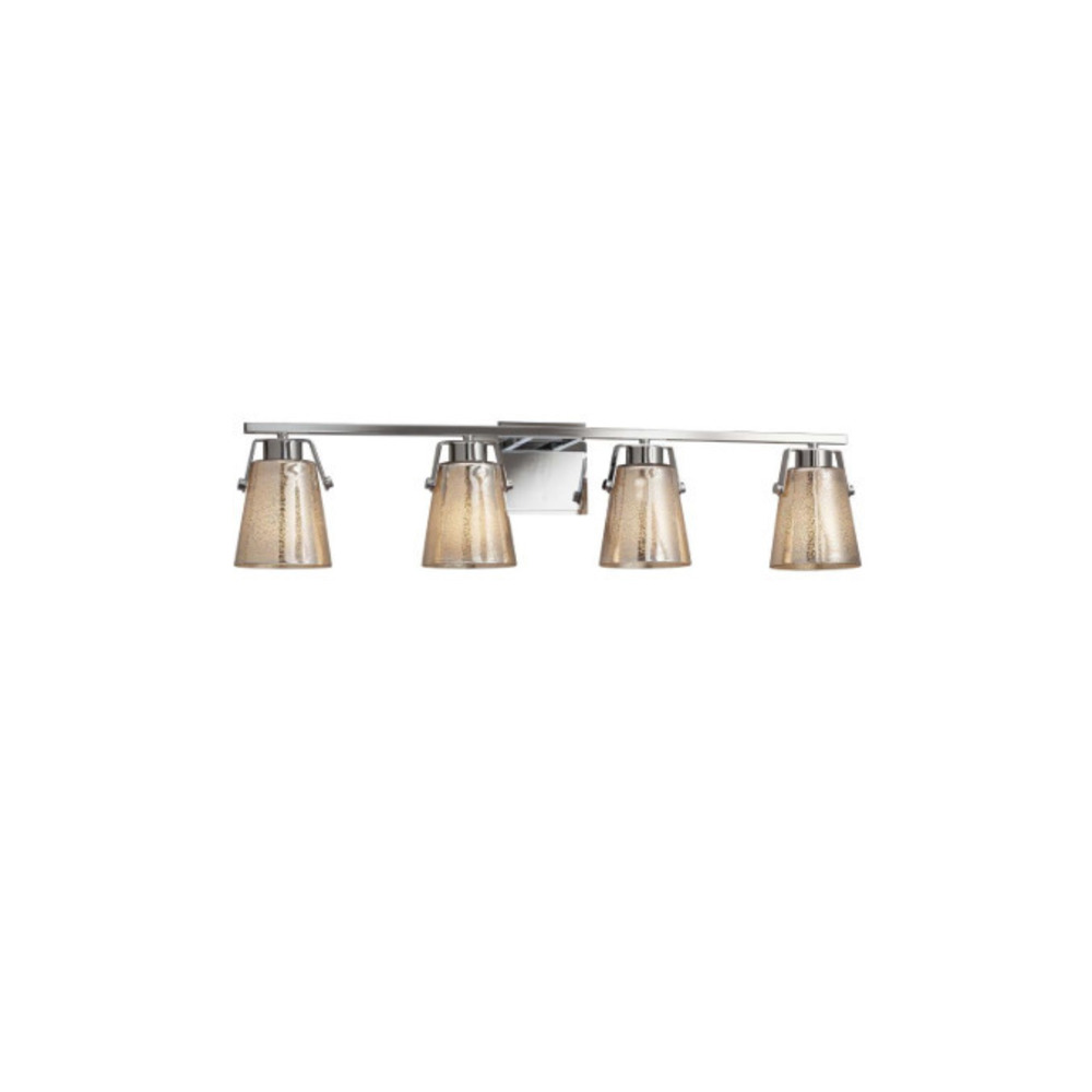 Justice Design Group Fusion Nexus 4-Light FSN-8484-OPAL
